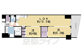 京都府京都市下京区西木屋町通万寿寺上る難波町（賃貸マンション2LDK・10階・64.72㎡） その2