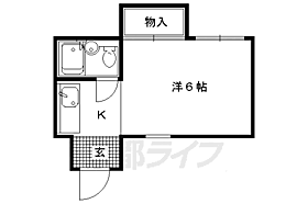 京都府京都市上京区裏門通一条下る南新在家町（賃貸マンション1K・2階・15.80㎡） その2