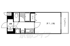 京都府京都市下京区室町通万寿寺上る元両替町（賃貸マンション1K・6階・22.85㎡） その2