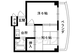 シェリト・リンド210 301 ｜ 京都府京都市東山区本町15丁目（賃貸マンション2K・3階・30.24㎡） その2