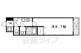 京都府京都市下京区烏丸通松原上る因幡堂町（賃貸マンション1K・2階・28.84㎡） その2