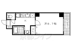 京都府京都市中京区衣棚通押小路下る下妙覚寺町（賃貸マンション1K・7階・27.88㎡） その2