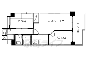 京都府京都市下京区西洞院通仏光寺下る本柳水町（賃貸マンション2LDK・2階・50.00㎡） その2