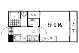 京都府京都市上京区寺町通上立売上る西入藪之下町（賃貸マンション1K・3階・23.18㎡） その2