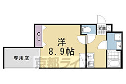 仮）左京区北白川西町計画 1階