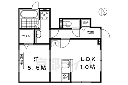メゾンＮ京都三十三間堂 1階1LDKの間取り