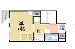スパッションM&J 1Kの間取図画像
