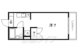 サンシティーキョウリツ 1Kの間取図画像