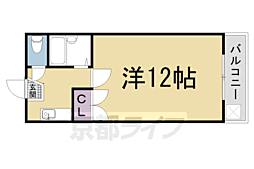 大嶋建業ビルNo.8ロイヤルコーポ大同 1Kの間取図画像