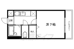 マ・メゾン 1Kの間取図画像