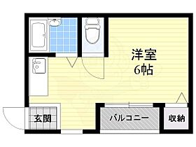 大阪府吹田市山手町４丁目（賃貸マンション1R・1階・14.03㎡） その2