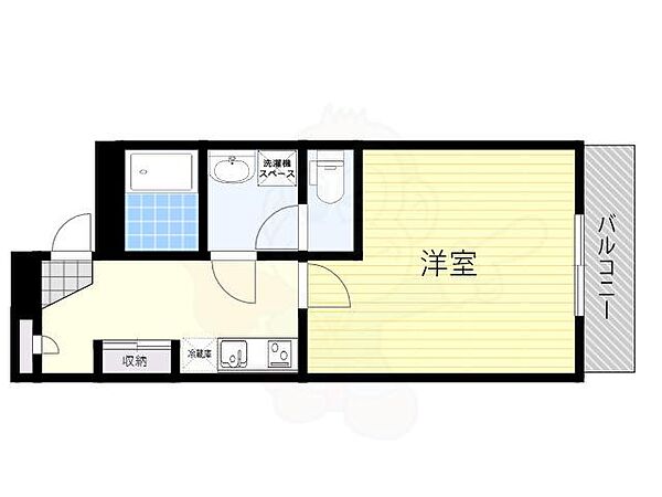 大阪府吹田市垂水町１丁目(賃貸マンション1K・4階・34.00㎡)の写真 その2