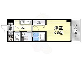 大阪府吹田市岸部南１丁目17番23号（賃貸マンション1K・4階・27.00㎡） その2