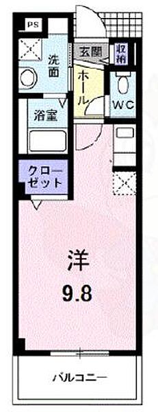 大阪府摂津市千里丘東１丁目(賃貸マンション1R・3階・27.25㎡)の写真 その2