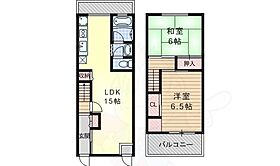 大阪府吹田市川岸町（賃貸テラスハウス2LDK・1階・48.64㎡） その2