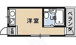 メゾン・ドルミエール ワンルームの間取図画像