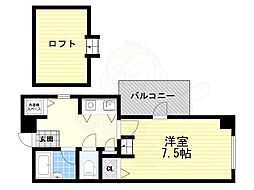 reve95 1Kの間取図画像