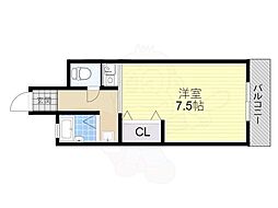 PALときわ ワンルームの間取図画像