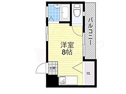 ネオセレス五番館 ワンルームの間取図画像