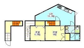 ラヴェンナ楢山 2F ｜ 秋田県秋田市楢山登町（賃貸アパート2LDK・2階・49.06㎡） その2