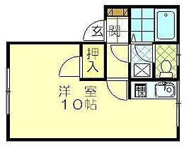 キャッスルAOI 103 ｜ 秋田県秋田市茨島2丁目（賃貸アパート1R・1階・26.90㎡） その2