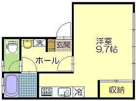 パールハイツＡ 107 ｜ 秋田県秋田市新屋比内町（賃貸アパート1R・2階・28.06㎡） その2