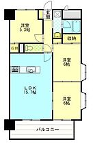 スカイレジデンシア山王 1106 ｜ 秋田県秋田市山王3丁目（賃貸マンション3LDK・11階・70.01㎡） その2