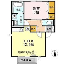 グレイシャスコートB 101 ｜ 秋田県秋田市外旭川字三千刈（賃貸アパート1LDK・1階・47.94㎡） その2