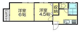 アミューズ山王 203 ｜ 秋田県秋田市山王中園町（賃貸アパート2K・2階・28.35㎡） その2