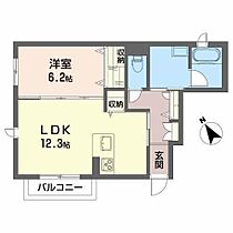 プロヌーブ旭南 102 ｜ 秋田県秋田市旭南3丁目（賃貸アパート1LDK・1階・48.92㎡） その2