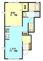 グランデュア山王 101 ｜ 秋田県秋田市山王沼田町（賃貸アパート1LDK・1階・41.80㎡） その2