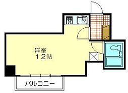 チサンマンション秋田 ワンルームの間取図画像
