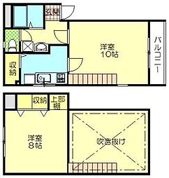 トレビアーノ泉C 2Kの間取図画像
