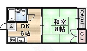 コーポ大垣 103 ｜ 大阪府茨木市中総持寺町（賃貸アパート1DK・1階・27.00㎡） その2