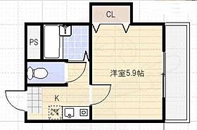 ウェル千里  ｜ 大阪府吹田市五月が丘北2番13号（賃貸マンション1K・6階・18.25㎡） その2