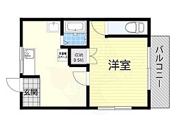 千里丘ハイツ 1階/-