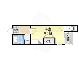 大門ハイツ 201 ｜ 大阪府茨木市学園南町（賃貸アパート1R・2階・27.54㎡） その2