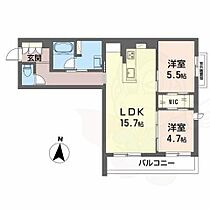 Ａｖａｎｃｅ  ｜ 大阪府茨木市郡山２丁目（賃貸アパート2LDK・3階・62.25㎡） その2