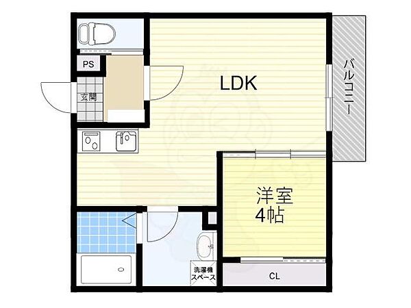 ミル―ナヒルズ茨木 ｜大阪府茨木市春日３丁目(賃貸マンション1LDK・3階・31.41㎡)の写真 その2