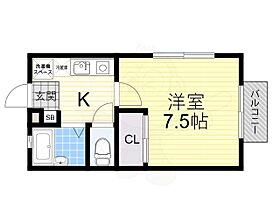 I・ESPACE  ｜ 大阪府吹田市山田東３丁目（賃貸アパート1K・2階・23.18㎡） その2