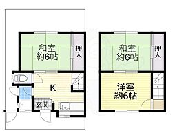 中谷借家2戸一A・B