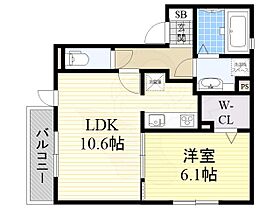 カーサ  ｜ 大阪府茨木市沢良宜浜２丁目10番19号（賃貸アパート1LDK・2階・42.14㎡） その2