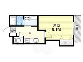 グリーンシャトー北摂  ｜ 大阪府高槻市富田町６丁目（賃貸アパート1K・2階・29.16㎡） その2