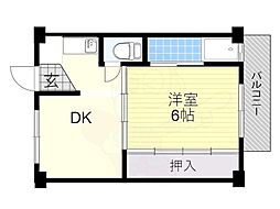 ビレッジハウス茨木1号棟 5階