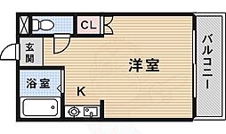 フェニックス水尾 ワンルームの間取図画像