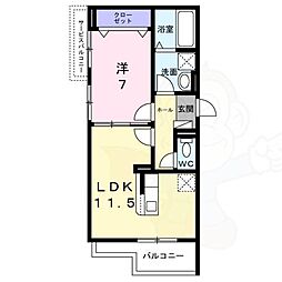 丑寅2丁目アパート 2階/-