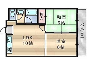 ハイム西口  ｜ 大阪府大阪市東淀川区南江口３丁目（賃貸マンション2LDK・3階・44.60㎡） その2