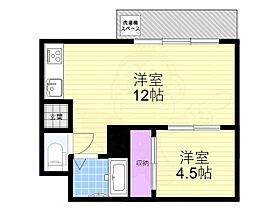 シャトル2  ｜ 大阪府大阪市東淀川区下新庄２丁目（賃貸マンション1LDK・1階・34.32㎡） その2