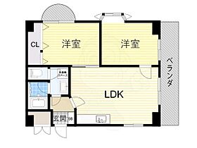 ビラ小松  ｜ 大阪府大阪市東淀川区小松４丁目7番10号（賃貸マンション2LDK・3階・50.00㎡） その2