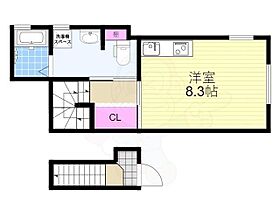 T-house  ｜ 大阪府大阪市東淀川区東中島２丁目（賃貸アパート1R・2階・28.23㎡） その2